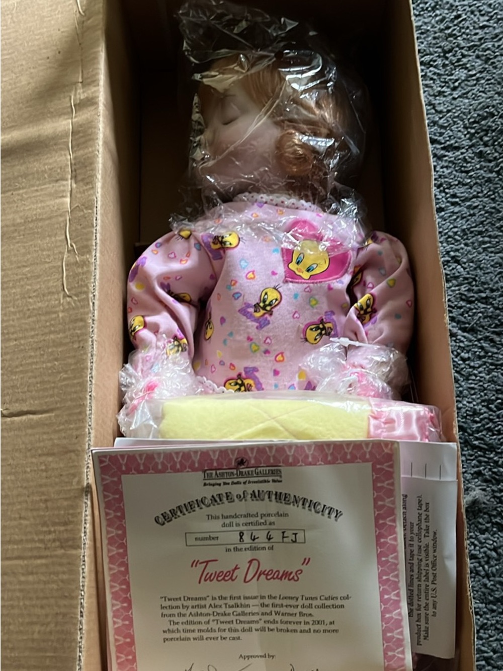 Porcelain 'Tweet Dreams' Tweety Doll